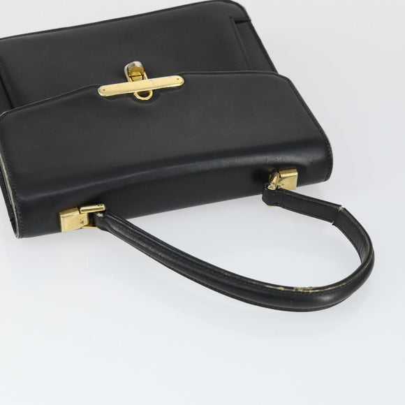 GUCCI GG Canvas Shoulder Bag Nylon Leather 4 Set Black Beige Auth 165149