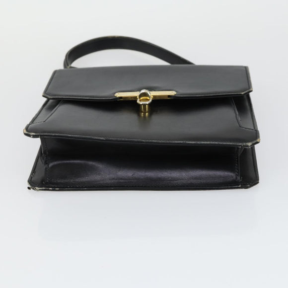 GUCCI GG Canvas Shoulder Bag Nylon Leather 4 Set Black Beige Auth 165149