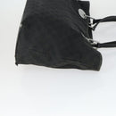 GUCCI GG Canvas Shoulder Bag Nylon Leather 4 Set Black Beige Auth 165149-4