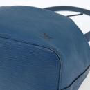 LOUIS VUITTON Epi Petit Noe Schultertasche Blau M44105 LV Auth 165161-14