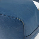 LOUIS VUITTON Epi Petit Noe Schultertasche Blau M44105 LV Auth 165161-16