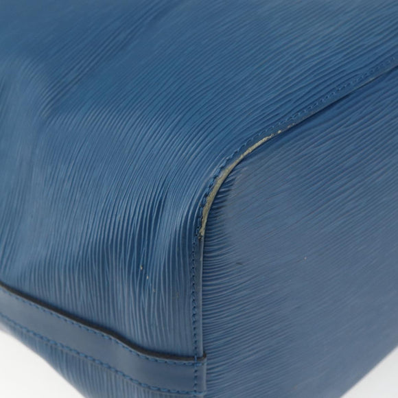 LOUIS VUITTON Epi Petit Noe Schultertasche Blau M44105 LV Auth 165161