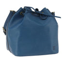 LOUIS VUITTON Epi Petit Noe Schultertasche Blau M44105 LV Auth 165161-1