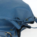 LOUIS VUITTON Epi Petit Noe Schultertasche Blau M44105 LV Auth 165161-6