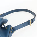 LOUIS VUITTON Epi Petit Noe Schultertasche Blau M44105 LV Auth 165161-8
