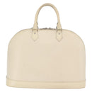 LOUIS VUITTON Epi Alma GM Hand Bag White Yvoire M4032J LV Auth 165162-2