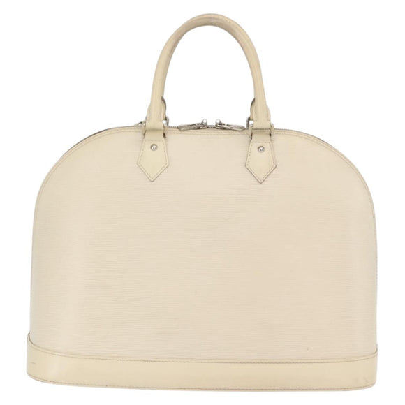 LOUIS VUITTON Epi Alma GM Hand Bag White Yvoire M4032J LV Auth 165162