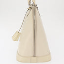 LOUIS VUITTON Epi Alma GM Hand Bag White Yvoire M4032J LV Auth 165162-3