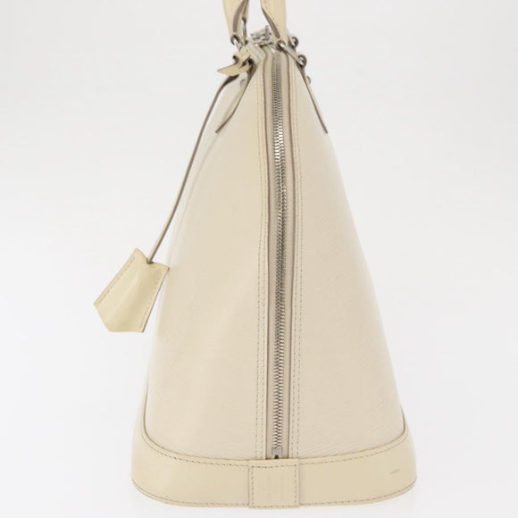 LOUIS VUITTON Epi Alma GM Hand Bag White Yvoire M4032J LV Auth 165162