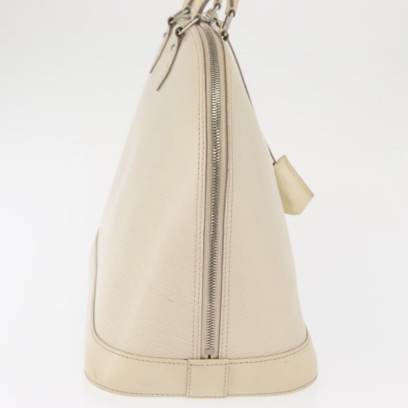LOUIS VUITTON Epi Alma GM Hand Bag White Yvoire M4032J LV Auth 165162
