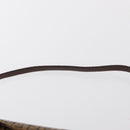 FENDI Zucchino Canvas Mamma Baguette Shoulder Bag PVC Brown Gold Auth 165168-14