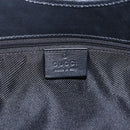 GUCCI GG Canvas Jackie Shoulder Bag Black Silver 01719 Auth 165174V-18