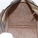 GUCCI GG Supreme Web Sherry Line Boston Bag PVC Beige Gold 39 02 007 Auth 165177-19