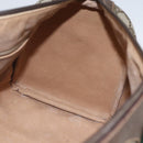 GUCCI GG Supreme Web Sherry Line Bag PVC Beige Gold 40 02 007 Auth 165178-19