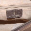GUCCI GG Supreme Web Sherry Line Bag PVC Beige Gold 56 02 088 Auth 165182-19