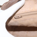 GUCCI GG Supreme Web Sherry Line Bag PVC Beige Gold 56 02 088 Auth 165182-20