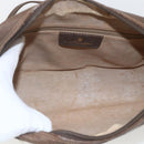 GUCCI GG Supreme Web Sherry Line Bag PVC Beige Gold 56 02 088 Auth 165182-11