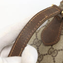 GUCCI GG Supreme Web Sherry Line Bag PVC Beige Gold 56 02 088 Auth 165182-9