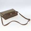 GUCCI GG Supreme Web Sherry Line Bag PVC Beige Gold 56 02 088 Auth 165182-7