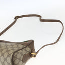 GUCCI GG Supreme Web Sherry Line Bag PVC Beige Gold 56 02 088 Auth 165182-8