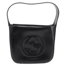 GUCCI Hand Bag Patent leather Black 007 0249 Auth 165185-13