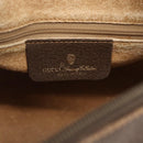 GUCCI GG Supreme Web Sherry Line Bag PVC Beige Gold 40 02 006 Auth 165192-18