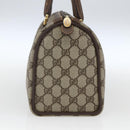 GUCCI GG Supreme Web Sherry Line Bag PVC Beige Gold 40 02 006 Auth 165192-3