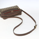 GUCCI GG Supreme Web Sherry Line Bag PVC Beige Gold 001 56 6655 Auth 165195-7