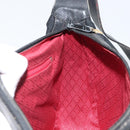 GUCCI GG Canvas Web Sherry Line Shoulder Bag Black Gold 010 378 Auth 165196-18