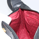 GUCCI GG Canvas Web Sherry Line Shoulder Bag Black Gold 010 378 Auth 165196-19