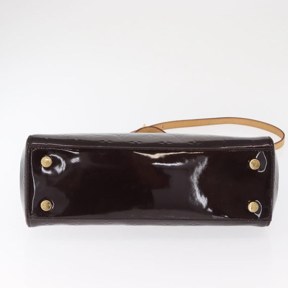 LOUIS VUITTON Monogram Vernis Blair MM Bag 2way Amarante M91619 LV Auth 165208