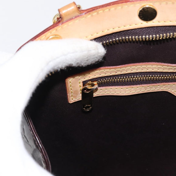LOUIS VUITTON Monogram Vernis Blair MM Bag 2way Amarante M91619 LV Auth 165208