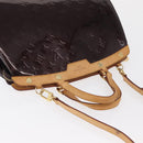 LOUIS VUITTON Monogram Vernis Blair MM Bag 2way Amarante M91619 LV Auth 165208-6