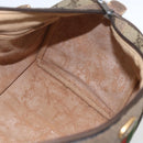 GUCCI GG Supreme Web Sherry Line Boston Bag PVC Beige Gold 39 02 007 Auth 165215-19