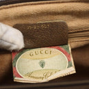 GUCCI GG Supreme Web Sherry Line Boston Bag PVC Beige Gold 39 02 007 Auth 165215-22