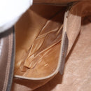 GUCCI GG Supreme Web Sherry Line Bag PVC Beige Gold 56 02 088 Auth 165218-20