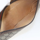GUCCI GG Supreme Web Sherry Line Bag PVC Beige Gold 56 02 088 Auth 165218-21