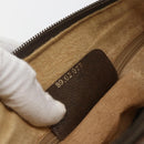 GUCCI GG Supreme Web Sherry Line Bag PVC Beige Gold 89 02 077 Auth 165219-22