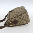GUCCI GG Supreme Web Sherry Line Bag PVC Beige Gold 89 02 077 Auth 165219-4