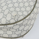 GUCCI GG Plus Supreme Shoulder Bag PVC Gray Gold Auth 165221-10