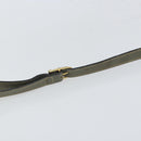 GUCCI GG Plus Supreme Shoulder Bag PVC Gray Gold Auth 165221-8