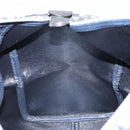 Christian Dior Trotter Canvas Boston Bag Navy Silver Auth 165227-17