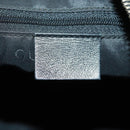 GUCCI Shoulder Bag Leather Black Silver 008 3841 Auth 165228V-19