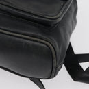 GUCCI Bamboo Backpack Leather Black Gold 003 2058 0016 Auth 165229-17