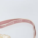 Christian Dior Trotter Canvas Shoulder Bag PVC Pink Silver Auth 165233-8