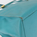Christian Dior Shoulder Bag Leather Light Blue Auth 165238-10