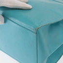 Christian Dior Shoulder Bag Leather Light Blue Auth 165238-13