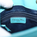 Christian Dior Shoulder Bag Leather Light Blue Auth 165238-16