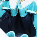 Christian Dior Shoulder Bag Leather Light Blue Auth 165238-18