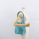 Christian Dior Shoulder Bag Leather Light Blue Auth 165238-22